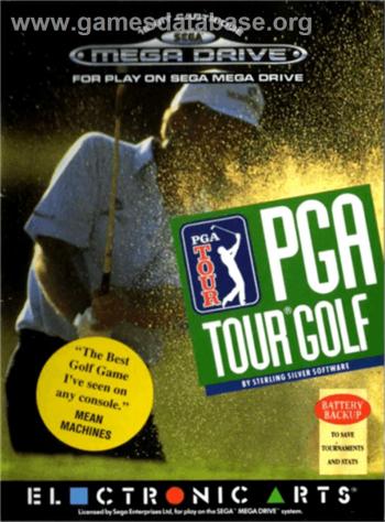 Cover PGA Tour Golf for Genesis - Mega Drive